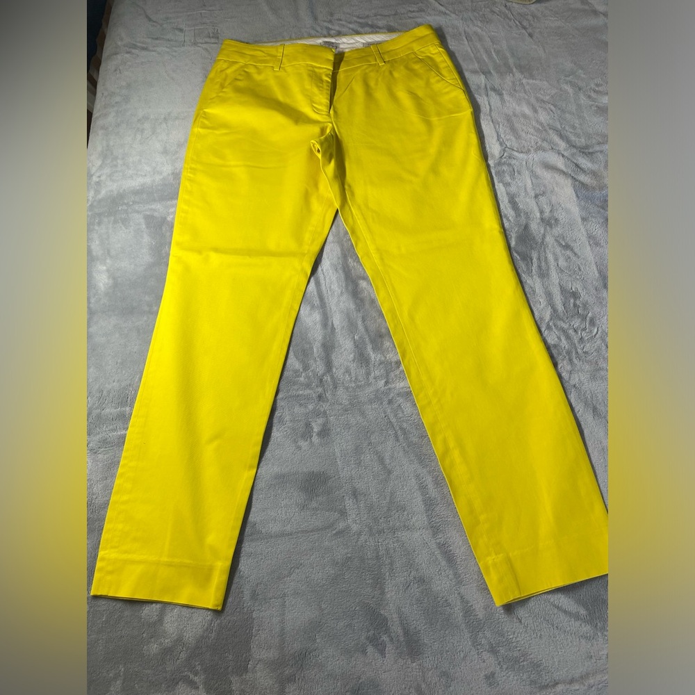 J. Crew Women's Bright Yellow Chinos